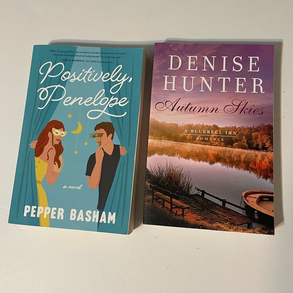 Lot of 2 Positively Penelope and Autumn Skies Paperback Books